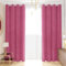 PETTI Artigiani Italiani - Tende Velluto a Pannelli per Interno con Anelli 2 Pezzi 140x280cm, Tenda Velluto Camera da Letto e Soggiorno Oscuranti Isolanti e Moderne, Fuxia, 100% Made in Italy