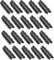 Lot de 20 clips de serrage en plastique de 32 mm pour cadre de serre, tube de tuyau en ABS, clips de tube de construction de jardin en plastique, pinces de tuyau fixes pour fournitures de plantes