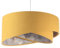 ONZENO Lightning Pendelleuchte Galaxy Nimbus Energetic 1 60W LED IP 20 Modern Pendelleuchte für Innenraum Wohnzimmer, Wohnkultur, Büro, Küche, 50x23x23cm (Gelb, Beige)