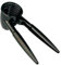 Tradineur Casse-noix en métal, décapsuleur à tête conique, 2 en 1, casse-noix, ouvre-noisette, passe au lave-vaisselle, noir - 16,5 cm
