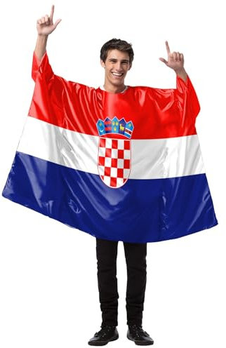 2024 Flaggenkostüm Deutschland Damen Herren Fanartikel Em Fanartikel Deutschland Flagge Poncho Cape Fahne Nationalmannschaft Fußball Klamotten Fussball EM Fan für EM Deko
