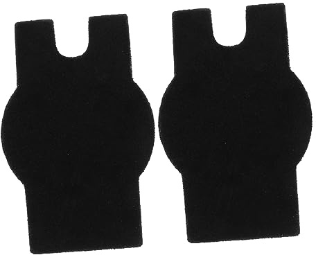 Erhu Anti Rutsch Pad aus Rindsleder, Schwarz, 2 Stück | Pipa, Leicht und Handlich, Komfortable Unterstützung Beim Spielen, Selbstklebend