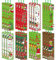 Vohado Grüne Weihnachts-Lesezeichen, Frohe Weihnachten, Party, doppelseitiger Druck, Papier, Karton, Lesezeichen, Geschenk für Kinder, Studenten, 24 Stück