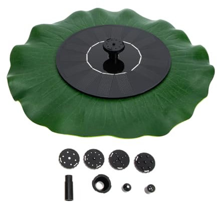 Milisten 1set Fontana Solare Galleggiante Per Piscine e Giardini Di Pompa Per Fontana Decorativa e Facile Da Installare Design Innovativo Per Esterni Decorazione Da Giardino Resistente e