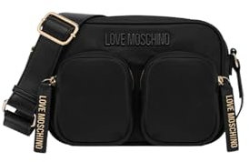 MOSCHINO Borsa donna Love tracolla in nylon nero B25MO115 JC4381PP0LKS100A Piccola