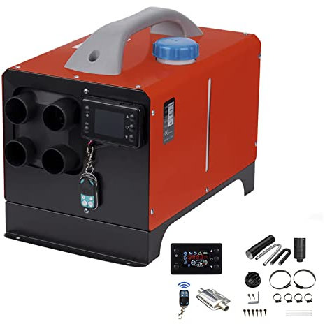 DXDRT - Calentador diésel de 8 KW, todo en 1, calentador de aire portátil para estacionamiento con control remoto y pantalla LCD, desempañador de descongelación de calentamiento rápido para vehículo