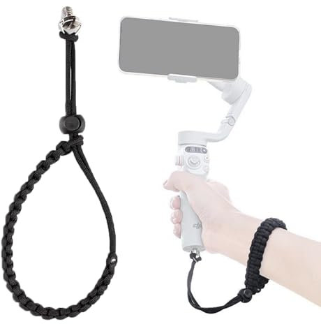 Fenmaru Osmo Mobile 7P - Cordino portachiavi con protezione anticaduta per DJI Osmo Mobile 7P/7, stabilizzatore Gimbal per OM 7P/7/6/SE