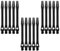 iplusmile 15 Stücke Stange Zubehör Wellen Liefert Ersatz Stahl Outdoor Stangen Teile Spiel Stangen Schwarz Aluminium Legierung