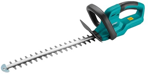 Ferrex Akku-Heckenschere, 20V, 505mm Schnittlänge, Kabelloser Heckenschneider ohne Akku und Ladegerät