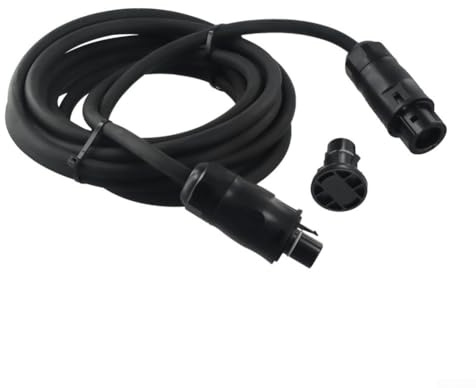 Yhenlovtt Kabel für BC01 und Hoymiles Wechselrichter, 3-adriges H07RN-F-Netzanschlusskabel mit Wieland-Stecker, 1,5 mm² Sauerstoff-Kupfer, 0,5 bis 5 m (0,5 m)