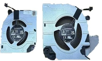 Ventola CPU GPU per laptop per DELL Inspiron 16 Plus 7630 GeForce RTX 4060 0996D2 996D2 0C2F8J C2F8J B8508ASHSF2200TN FQ8S DFS5K22305283C B6508ASHNF2200TN FQ8T DFS5K22115371C DC5V 0,5A Una coppia