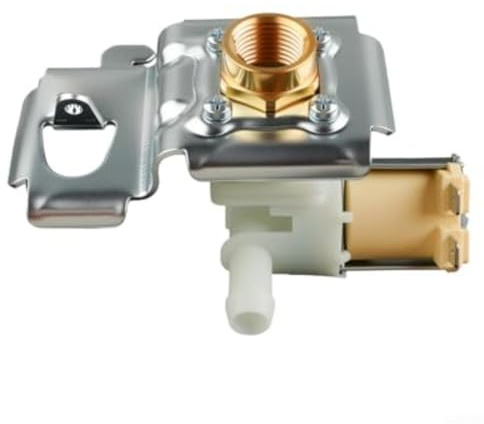 Rackumic Spülmaschinen-Wasserventil WP8531669 Einzeleinheit Kupfer Magnet-Silikondichtung verstärktes Nylon 5,1 x 3,1 x 2,9 Zoll für Hauswaschmaschine wie abgebildet