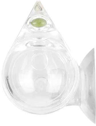 Cuifati Aquarium-CO2-Monitor, Glas-Tropfenprüfgerät, Detektor für Aquarien, Hochwertiges Acryl, Klar, mit Farbindikator für den CO2-Gehalt in Aquarienpflanzen