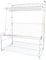 Delfinware 2300W White 3 Tier Plate Rack, 53.2 x 45 x 24.6cm