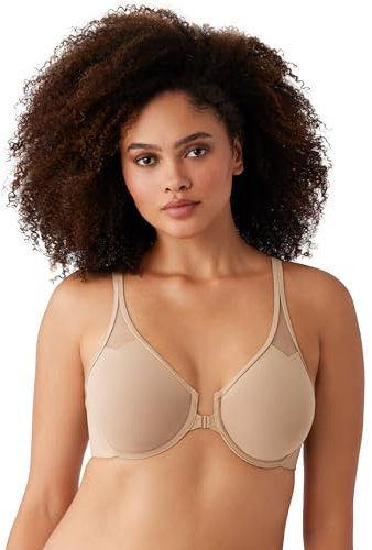 Wacoal Womens Body by Unlined Underwire Racerback Bra, Toast, 38D