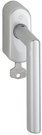 Fenstergriff Amsterdam 1400/US950 7mm Vollstift L.32mm Alu matt F1-...-2324382