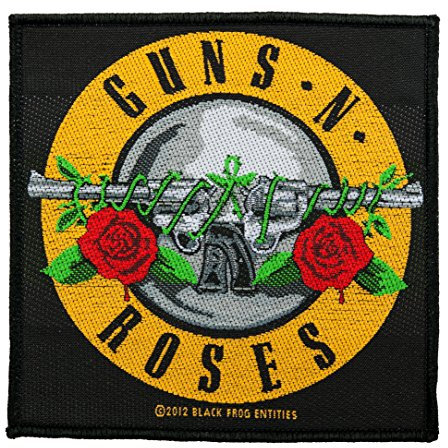 Unbekannt Guns´n´Roses Aufnäher - GNR Bullet Logo - Guns´n´Roses Patch - Gewebt & Lizenziert !!