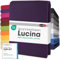 CelinaTex Jersey Spannbettlaken Lucina 200x200-200x220cm lila 100% Baumwolle gekämmt bis 26cm Matratzenhöhe Spannbettbezug, Leintuch, Bettlaken, elastisch, Strech, Oeko-Tex