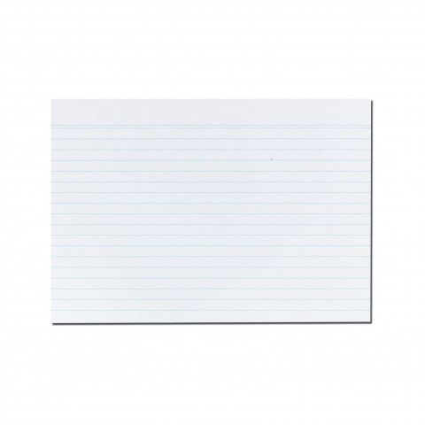 herlitz Karteikarten, DIN A6, liniert, weiß 4008111150603