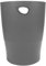 Exacompta 45307D ECOBIN 8er Pack Papierkörbe 15 Liter mit Griffen. Eleganter und robuster Papierkorb und Mülleimer im modernen Design mausgrau