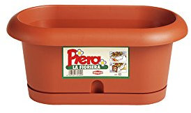 STEFANPLAST Fioriera Piera Terracotta, 60 Cm, Plastic