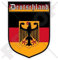 DEUTSCHLAND Deutschland Deutscher Schild 100mm Auto & Motorrad Aufkleber, Vinyl Sticker