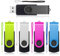 USB Stick, AreTop 64GB Memory Stick 5Pack, USB Flash Drive 64GB, Metal Multicolored High Speed USB 2.0 Flash Drive for Data Storage with 5pcs Ropes
