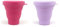 Pusteblumen-Becher Menstruationstasse 2er Set - Desinfektionsmittel zur Reinigung der Menstruationstasse