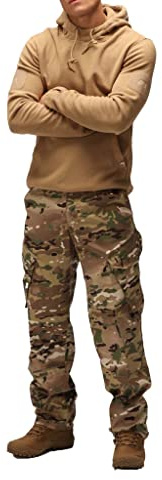 Viper TACTICAL PCS 95 Trousers – Camo – 48 Waist – Tactical Pants for Men with Cargo Pockets, Reinforced Knees & Adjustable Waist – Ideal for Outdoor, Hiking & Hunting Use