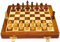 PALM ROYAL HANDICRAFTS International Tournament, Handcrafted Rosewood Unique Chess Board, Foldable Secure Storage, Magnetic Pieces With Extra Queens For Kids & Adults, Brown(12X12 Inches)