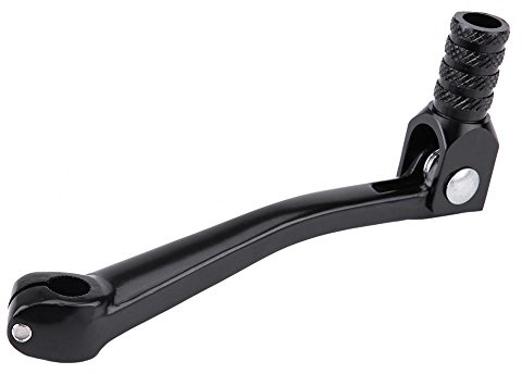EVGATSAUTO Levier de Vitesse Moto CNC en Alliage d'Aluminium, 155mm, Noir, Compatible avec Dirt Bike 50cc 90cc 110cc 125cc 4 Temps