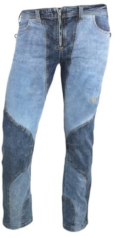 Jeanstrack TARDOR Pantalon de Escalada Trekking Senderismo Aire Libre (S, Jeans)