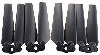JSxhisxnuid Drone Propeller für MJX B7 Bugs 7 für Holy Stone HS510 GPS Drone, Faltbare RC Drohne Quadcopter Zubehörteile Quick Release (Schwarz) (4 PCS)