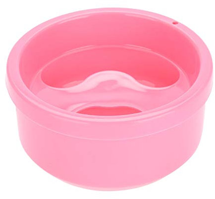 zhuolong Maniküre-Schüssel, Nagel-Einweich-Tablett-Schüssel für Kunst, Polieren, Entferner, Behandlung - Maniküre-Spa-Werkzeug in Pink