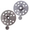 Toolty Rondelles en plastique - 100 pièces de 56 mm - Fixations d'isolation noires - Disques de serrage avec capuchons en plastique - Pour panneaux d'isolation et feuilles