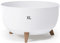 MELTOM Pot de Fleurs Bol avec Pieds Pot de Fleurs d'herbes Bol écologique pour Plantes recyclées, Mat (Blanc, XL - 47 cm)