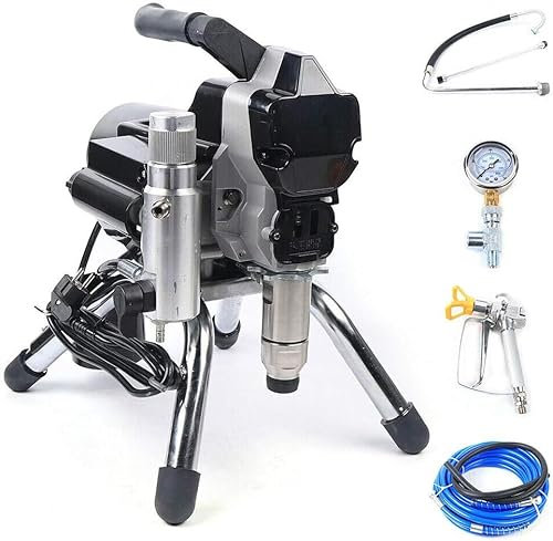 1800W Pulverizador de Pintura sin Aire 2.5 L/MIN 3000 PSI Máquina de Pulverización Pistola Pulverizadora sin Aire 220V 50 Hz Máquina de rociado Dispositivo sin Aire Pistola de Pintura de Pared