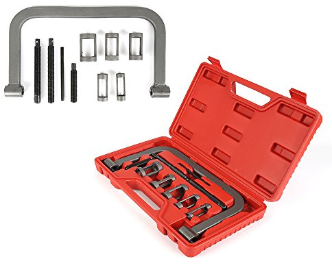 Supfine Kit Compresseur de Ressorts de Soupape 10 Pièces, L’Outil de Soupape Portable for Moteur de Voiture Van Motos