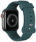 AOTUAO Cinturino Compatibile con Apple Watch Cinturino 41mm 40mm 38mm, Sportivo Silicone Cinturini di Ricambio per iWatch 9 8 7 6 5 4 3 2 1 SE, Dark Green