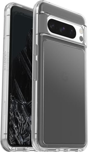 OtterBox Cover per Google Pixel 8 Pro Symmetry Clear,resistente a shock e cadute fino a 2 metri,sottile, testata 3x MIL-STD 810G, Trasparente