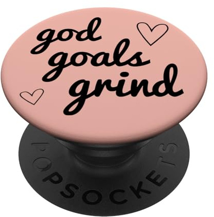 Les objectifs de Dieu écrasent un entrepreneur de foi chrétienne PopSockets PopGrip Interchangeable