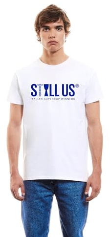 GIL S.R.L. Unisex Imsupercup 2023-2024 T-Shirt, Weiß, L