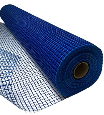 VaGo 300m² Außenputzgewebe Putzgewebe Armierungsgewebe Blau 110g/m² 10x10mm
