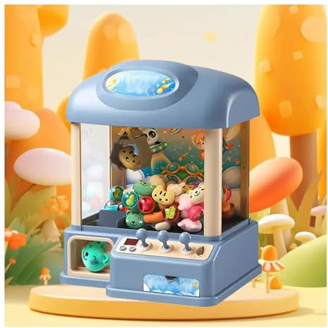 HAZARA Claw Machine Exercer La Coordination œIl-Main , Distributeur Bonbon Adaptable à Diverses Occasions , Candy Grabber Convient Aux CompéTitions Familiales,Blue