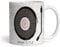 The Card Zoo Vinyl Record Script Heart Any Song Lyrics Custom Music Present Personalised Mug - Personalised Gift