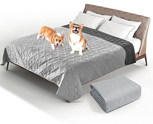 PICK FOR LIFE wasserresistent Hundedecke, Beidseitig verfügbar und weich Hundematte für große und kleine Hunde,Schutz für Bett,Sofa,Auto