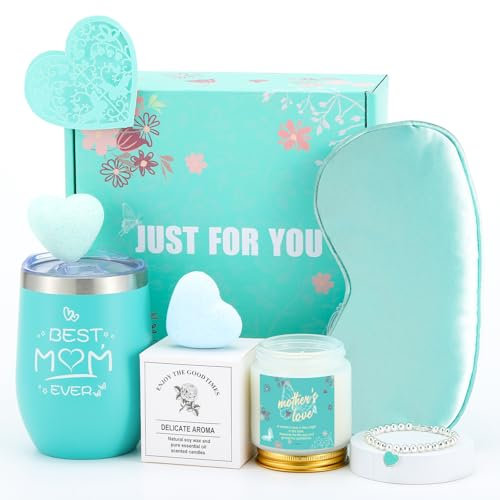 LINROMIA Regalos de cumpleaños para mamá, regalos de Navidad para mamá, regalos para el día de la madre de hija e hijo, regalos de cumpleaños personalizados para mamá, abuela, nueva mamá, futura mamá