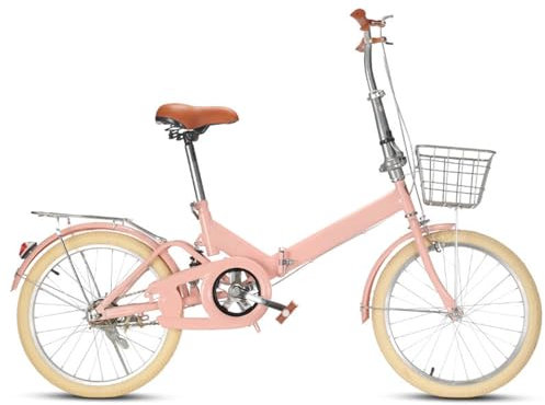 HOUSN 20 Zoll Faltrad Klapprad mit Schutzbleche, Verstellbarer Sitz, Scheibenbremse vorne und hinten, Fahrrad Klappbar und Tragbar für Jungen Mädchen,1,20 Zoll