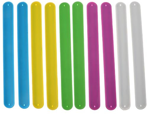 TOYANDONA 10 Stücke Slap Bands Regenbogen Slap Band Praktische Handgelenk Armbänder Für Kinder Erwachsene