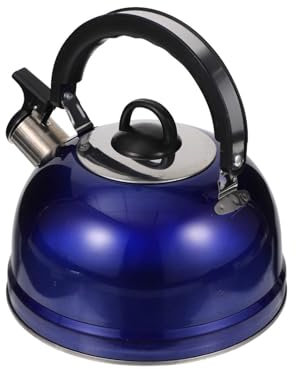 ZONABSQQ Gaskessel 1,2 l Edelstahl-Pfeifkessel für Induktionsherde, Gasherde, Haushaltskaffeemaschine, Wasserkocher, Camp-Wasserkocher Für Effizientes Kochen